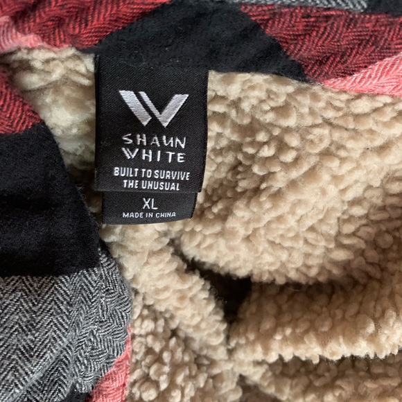 Shaun white boys button up plaid flannel - Picture 3 of 7